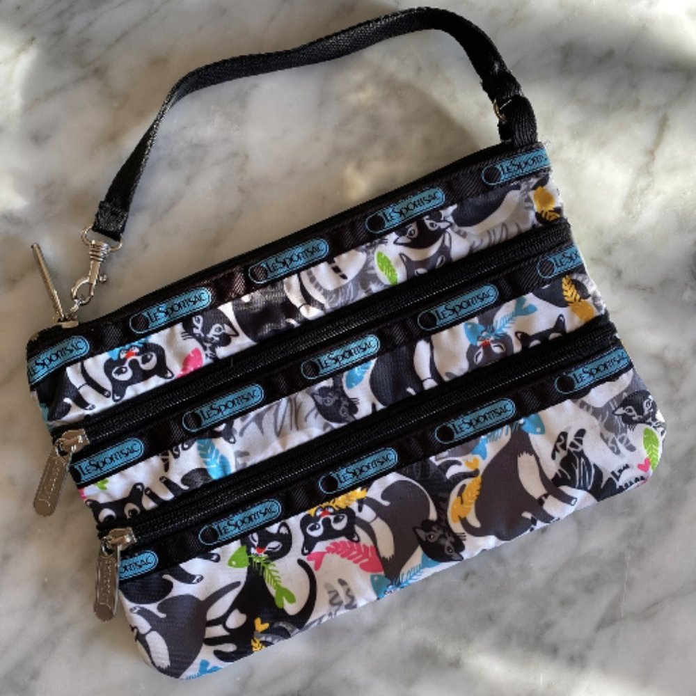 LeSportsac 3-Zip Wristlet
